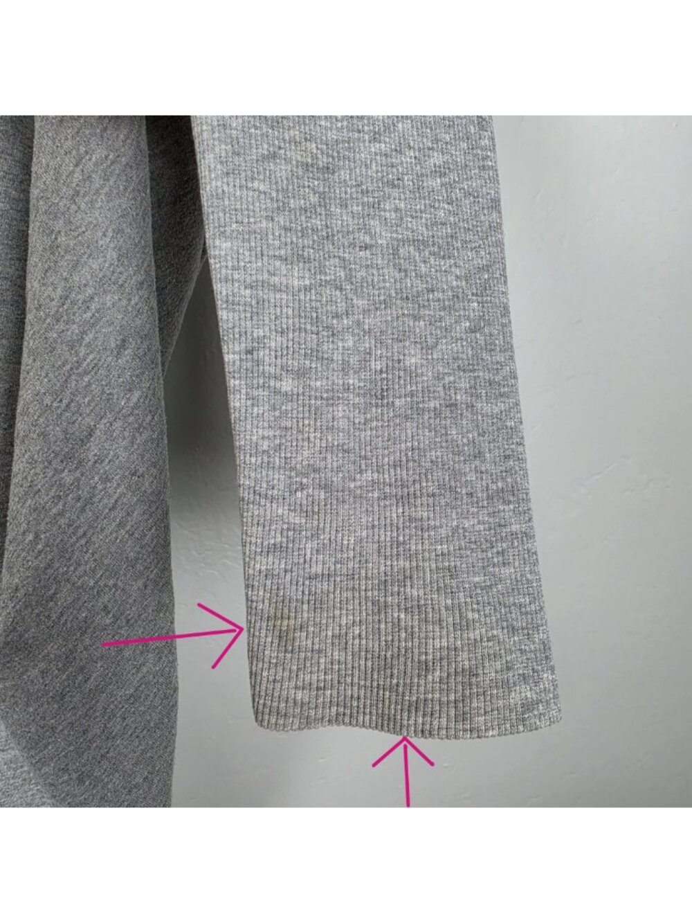 Norma Kamali Cocoon Batwing Cardigan Oversized Open Front Heathered Gray Size S - Picture 10 of 13